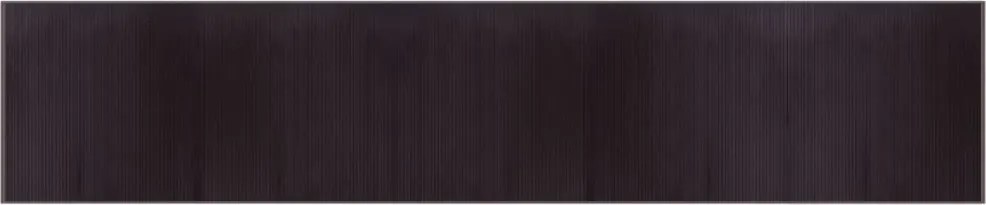 vidaXL négyszögletű sötétbarna bambusz szőnyeg 100 x 500 cm