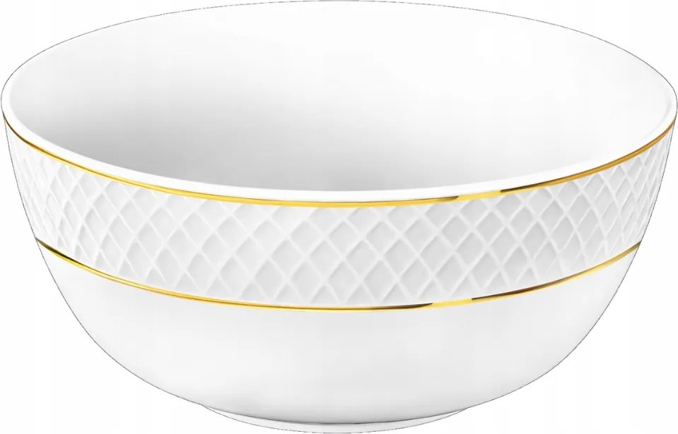 Saláta tálaló Fehér porcelán Nagy salátatál 1850 ml Wilmax Diamond