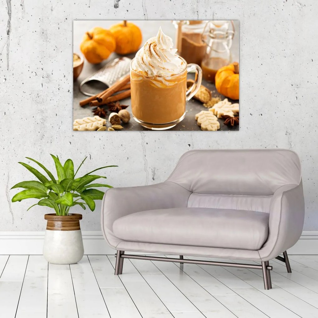 Kép - Tök latté (90x60 cm)