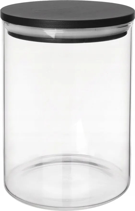 Konyhai Tartály ömlesztett élelmiszerekhez üveg tömítéssel 600 ml