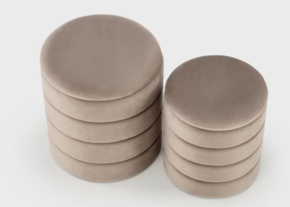 Pacho puff szett bézs