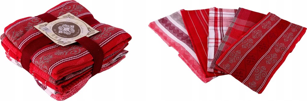 5 Db-os Törlőkendő Készlet 50x70 Ajándék Törölköző Törlőkendő