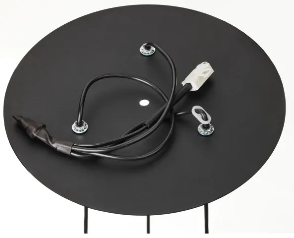 Jupiter 2016 - Csillár zsinóron ALAS 3xGU10/10W/230V arany/fekete