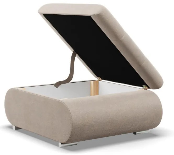 Tokio puff, bársony, bézs