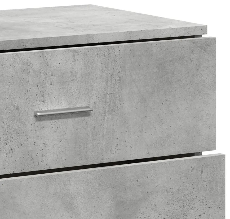 2 db betonszürke szerelt fa tálalószekrény 60 x 39 x 80 cm