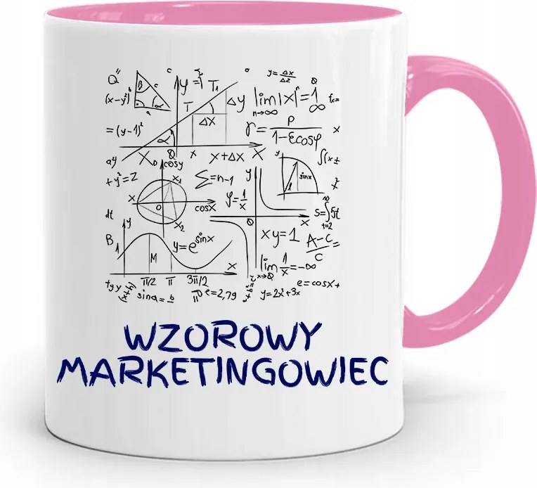 Marketingeseknek Marketing Bögre Rózsaszín Ajándék fényképes nyomtatással