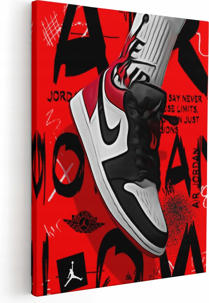 Vászonkép 40x50 cm *többféle minta* Nappali Kép Air Jordan Cipő