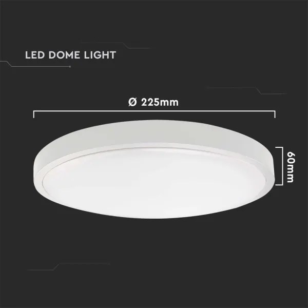 LED fürdőszobai mennyezeti lámpa szenzorral LED/18W/230V 4000K IP44 fehér