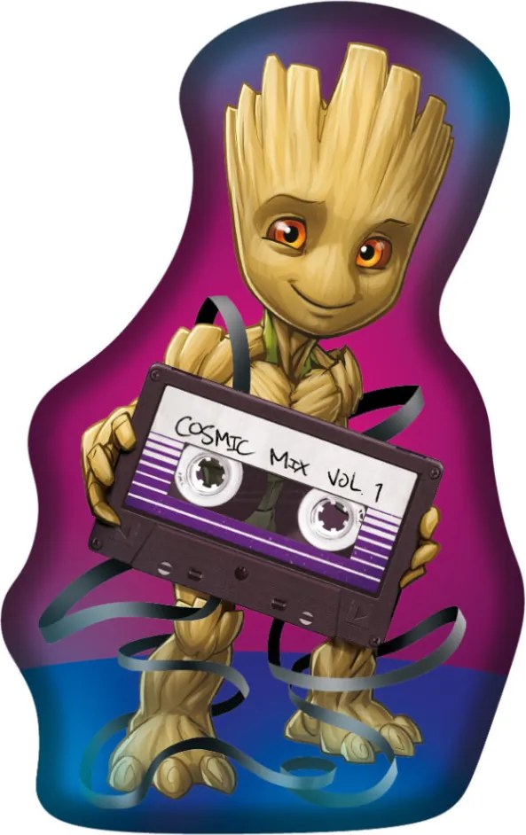 A galaxis őrzői I am Groot formapárna, díszpárna 35x22 cm