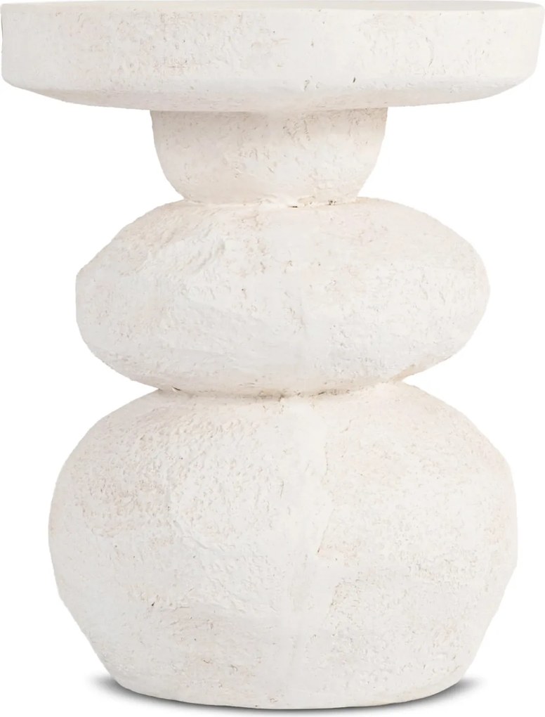 Modern dohányzóasztal LOVI 41 cm, krémbézs