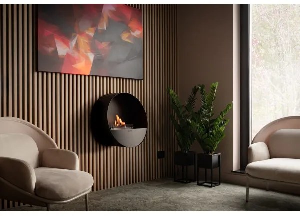 Planika Bubble Fali & Floor BEV - BIO kandalló távirányítással 72,6x65 cm 2,5kW