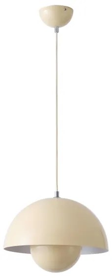 Csillár zsinóron 1xE27/15W/230V krémes