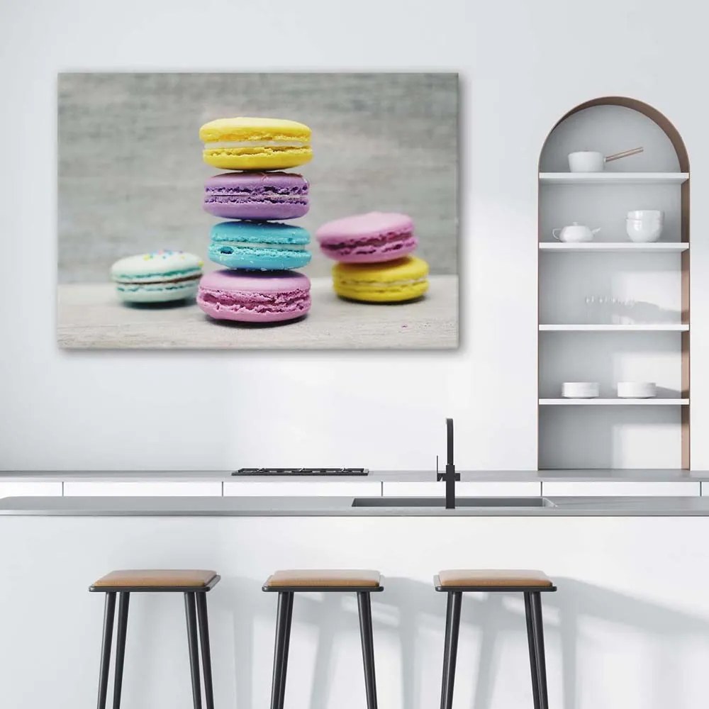 Gario Vászonkép Színes hamburgerek Méret: 100 x 70 cm
