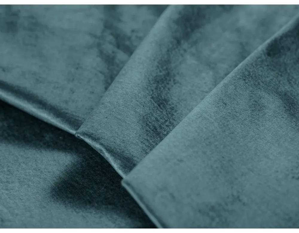 Luca kék kinyitható bársonykanapé - Milo Casa