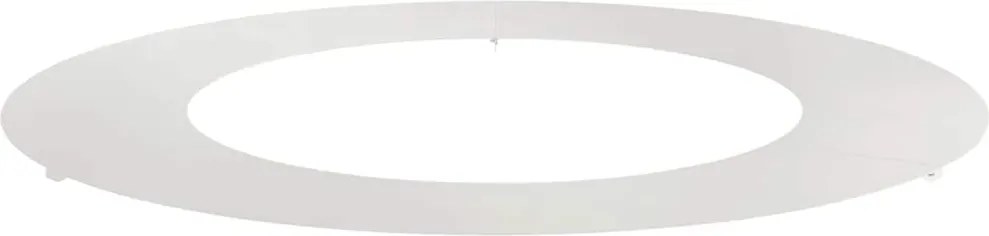 vidaXL Alkalmas lapos fa gyűrűhöz Ezüst Ø50 / 80 cm Rozsdamentes acél