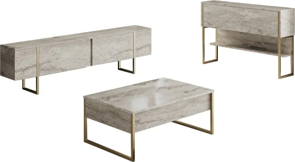 Luxe Set - travertin/arany