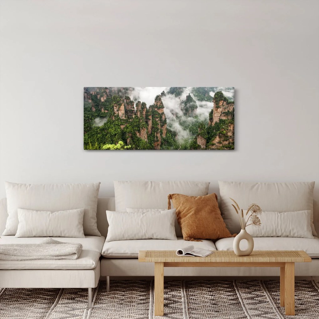 Kép - Zhangjiajie Nemzeti Park, Kína (120x50 cm)