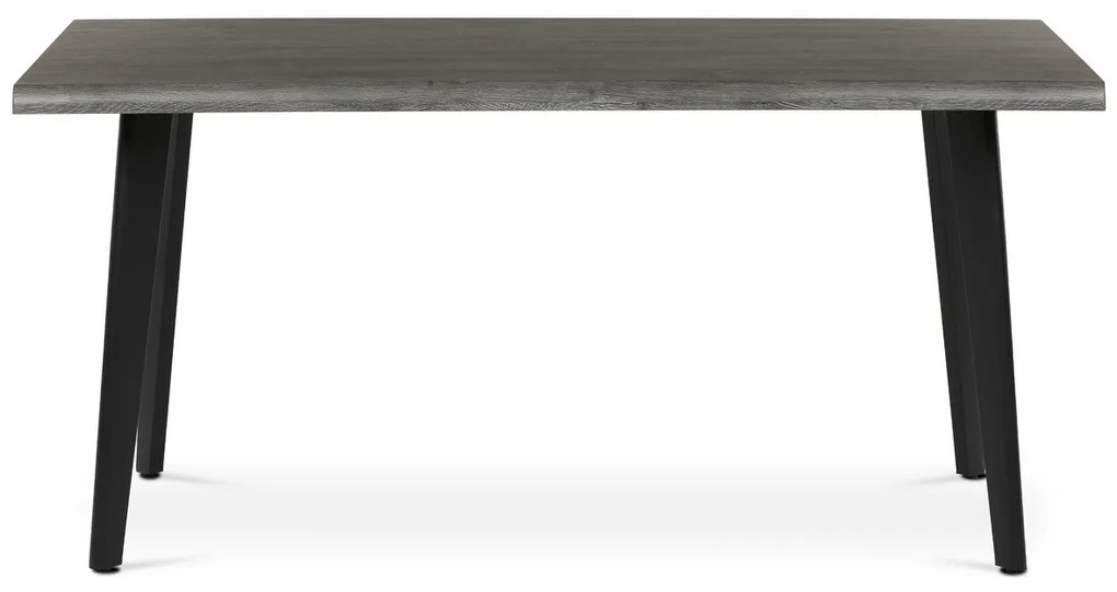 Étkezőasztal 160 x 90 cm, szürke tölgyfa