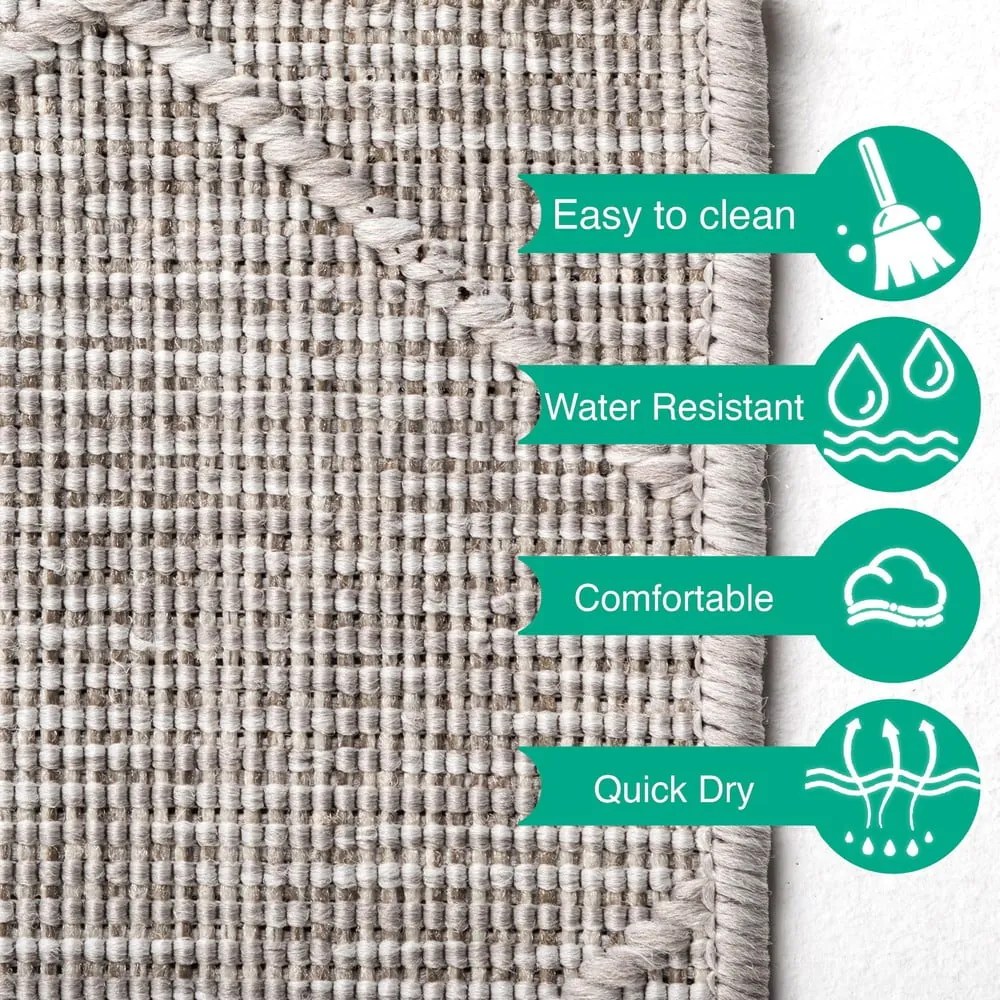 Szürke kültéri szőnyeg 80x150 cm Zagora – Ayyildiz Carpets