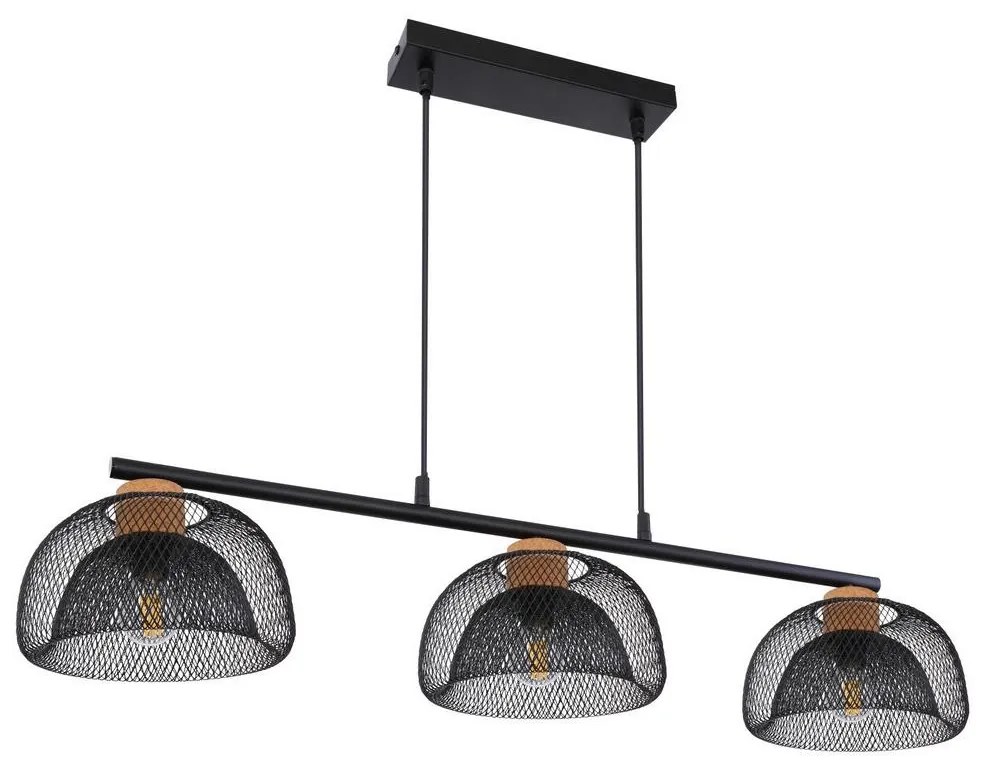 Globo 15393-3 - Csillár zsinóron VITIANO 3xE14/40W/230V