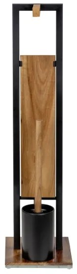 WENKO 25784100 - RIVALTA WC szett 18x70 cm barna/fekete