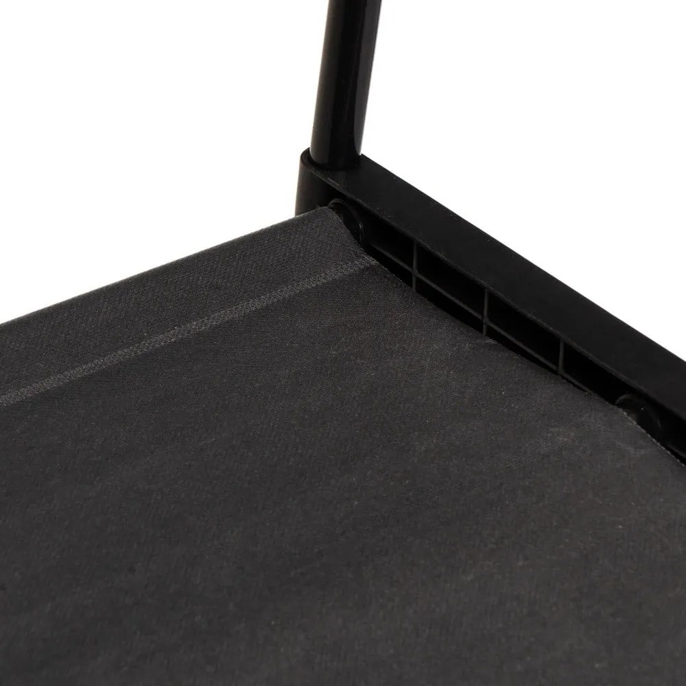 Fekete fém gurulós ruhatartó állvány 84x43x156 cm – Casa Selección