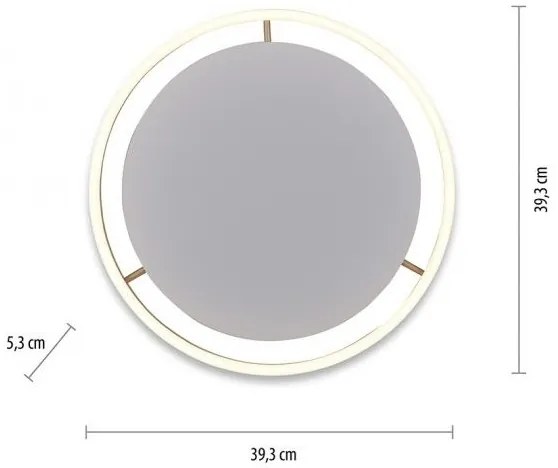 Leuchten Direkt 15391-60 - LED Dimmelhető mennyezeti lámpa RITUS LED/20W/230V