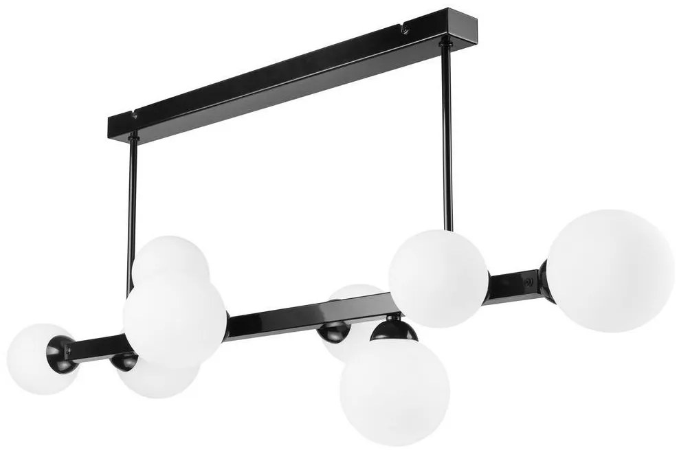 Lamkur Csillár ASTRO 8xG9/5W/230V fekete LA45085