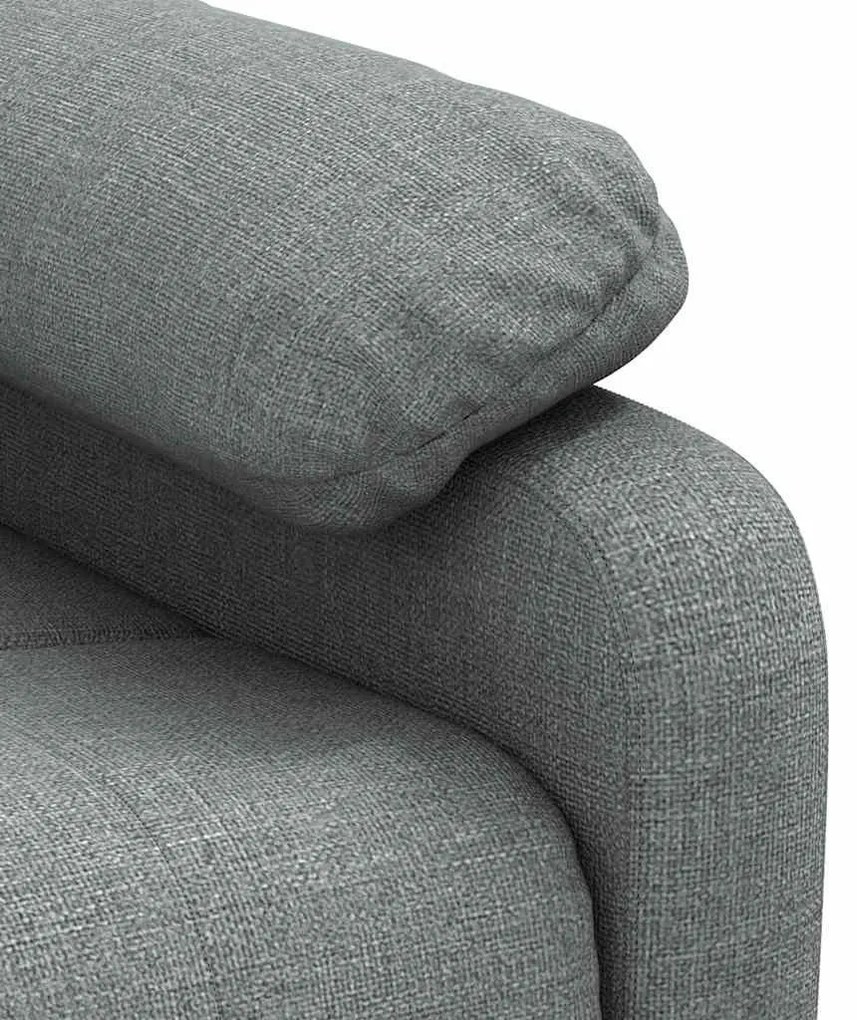 sötétszürke szövet dönthető fotel