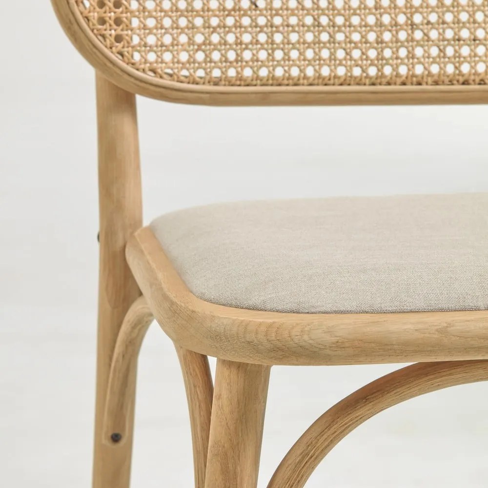 Natúr színű tölgyfa étkezőszék Doriane – Kave Home