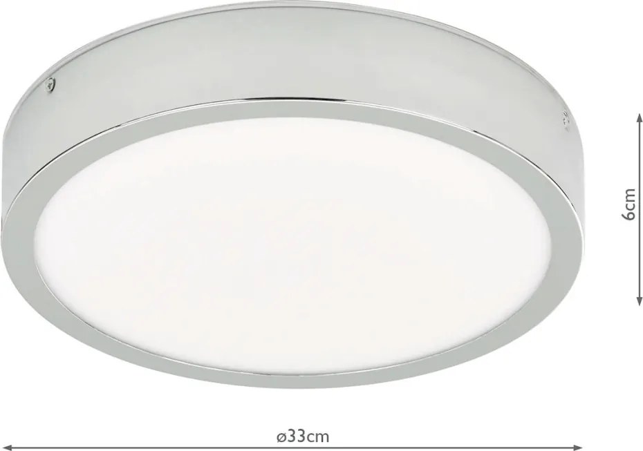 Dar Lighting WARONA WAR5250 Süllyesztett mennyezeti lámpa 1x25W/LED 3000K 1487LM IP44