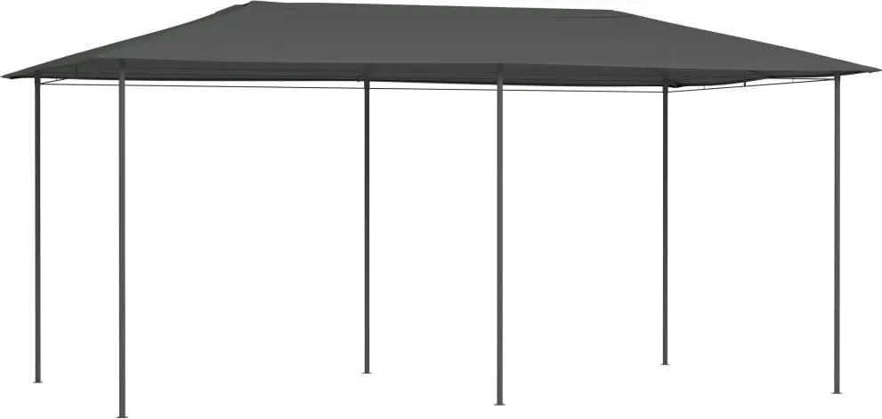 vidaXL antracitszürke pavilon 2,98 x 5,3 x 2,59 m 160 g/m²