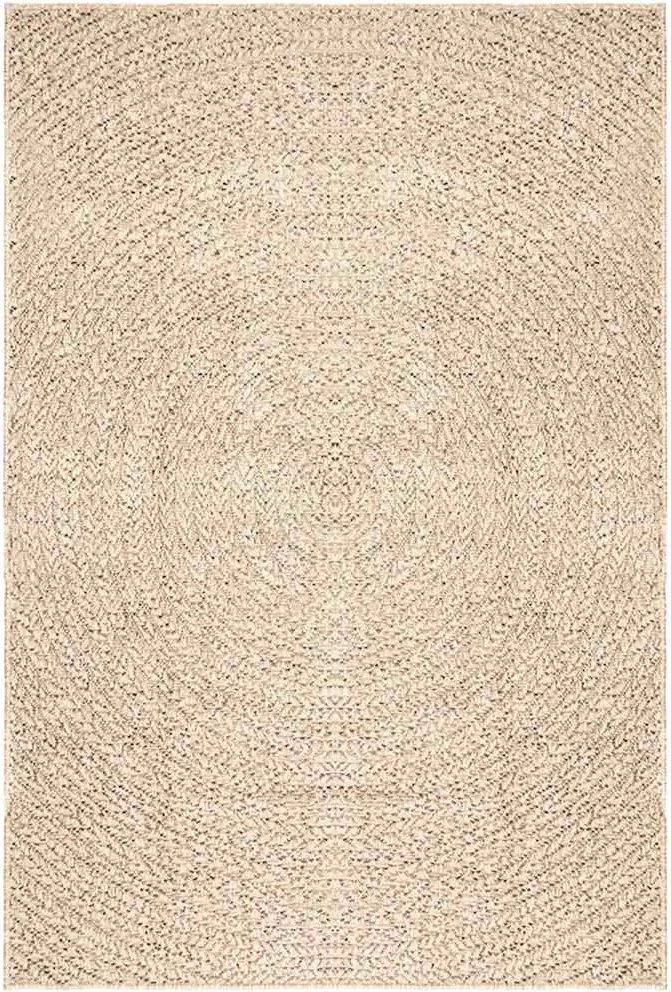 vidaXL ZIZUR bézs juta hatású beltéri és kültéri szőnyeg 140 x 200 cm