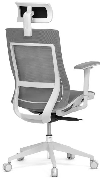 Szürke Hálós Irodai Szék, Szinkron Mechanikával. KA-W004 GREY