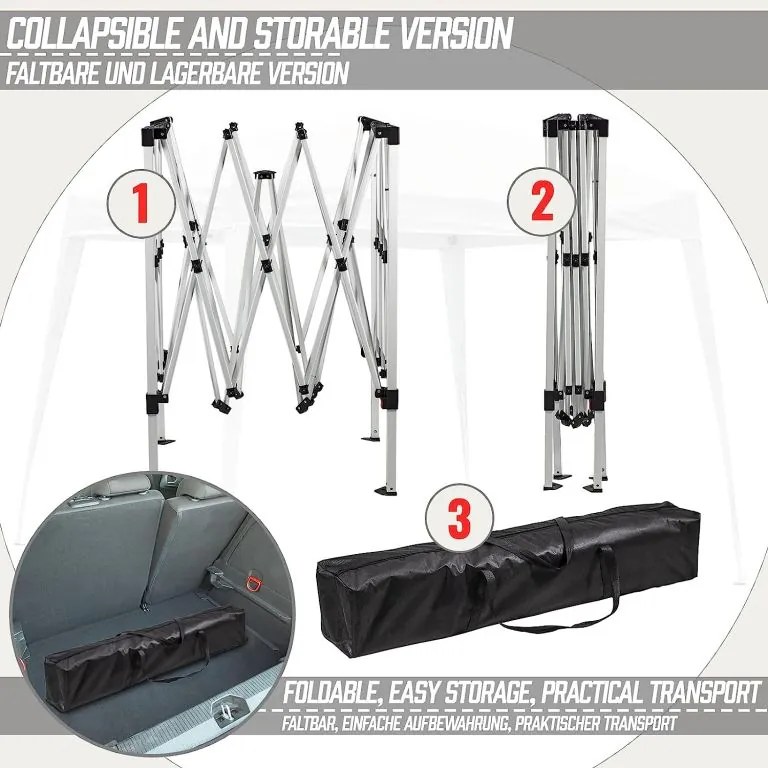 JAGO Kerti pavilon 3 x 3 m bézs