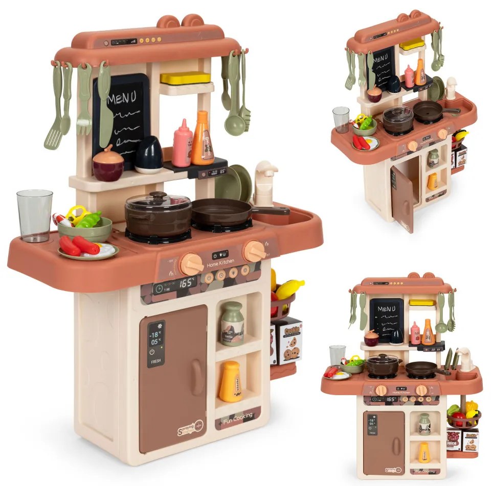 Gyermekkonyha hangjelző LED gőzfejlesztő 42 tartozékkal