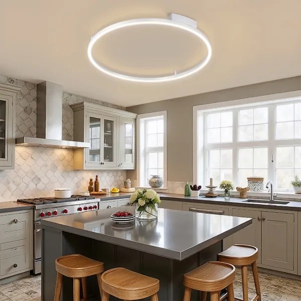 Brilagi - LED dimmelhető lámpatest PORTOFINO LED/60W/230V Ø 80 cm ezüst +távirányító