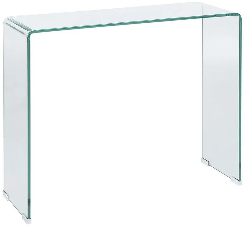 Modern Üveg Konzolasztal 90 x 30 x 75 cm KENDALL Beliani