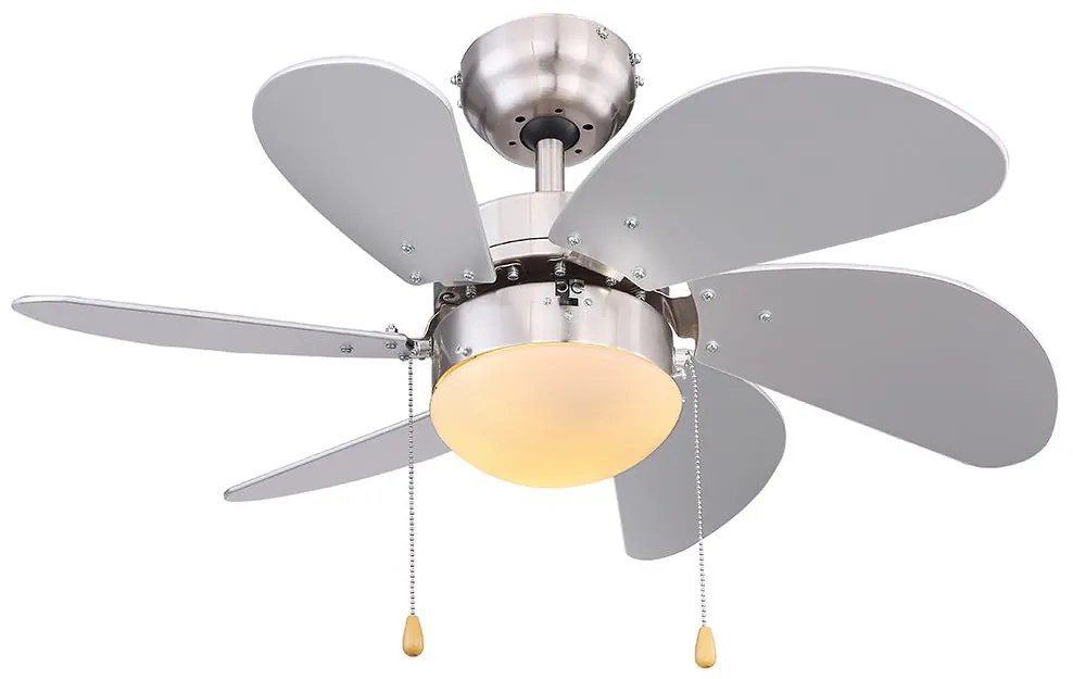 Globo 03801 - Mennyezeti ventilátor RIVALDO 1xE14/60W/230V