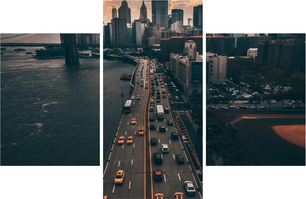 Manhattan képe (90x60 cm)