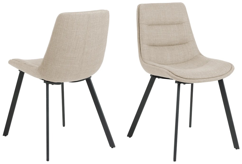 MAZZONI EXPORT IDA Beige (Basel 24 szövet) - MODERN KÁRPITOZOTT SZÉK LOFT NAPPALIBA/ÉTKEZŐBE