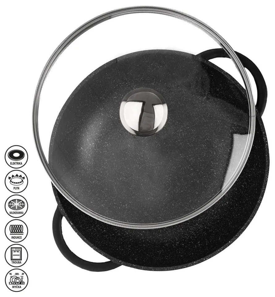 Grande WOK serpenyő alumíniumból, ø 31 cm - Orion