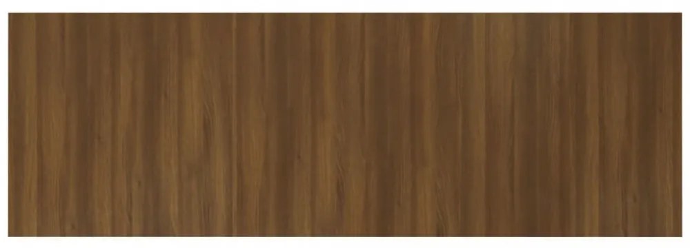 füstös barna tölgyszínű szerelt fali fejtámla 240 x 1,5 x 80 cm