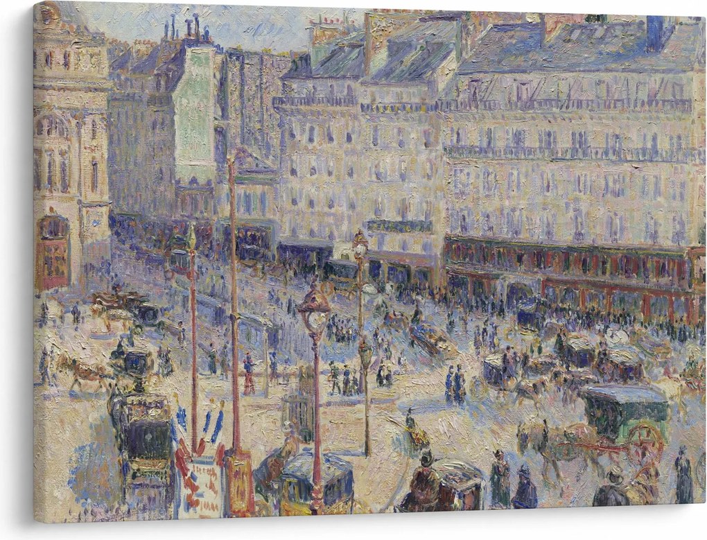 Kép - Camille Pissarro, The Place du Havre, reprodukciók (70x50 cm)