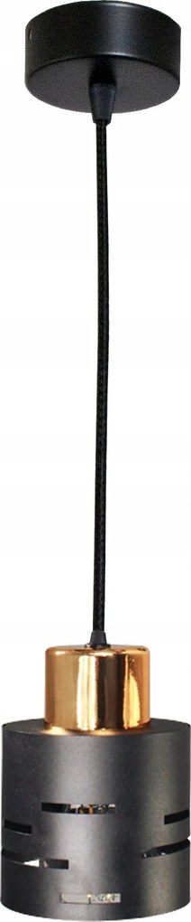 Mennyezeti függőlámpa Elite fekete loft mennyezeti lámpa a nappaliba az asztal fölé