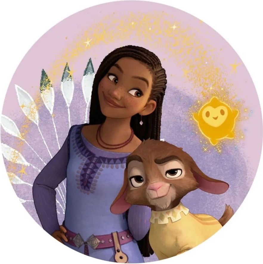 Disney Kívánság Hearts & Stars formapárna, díszpárna 34x34 cm