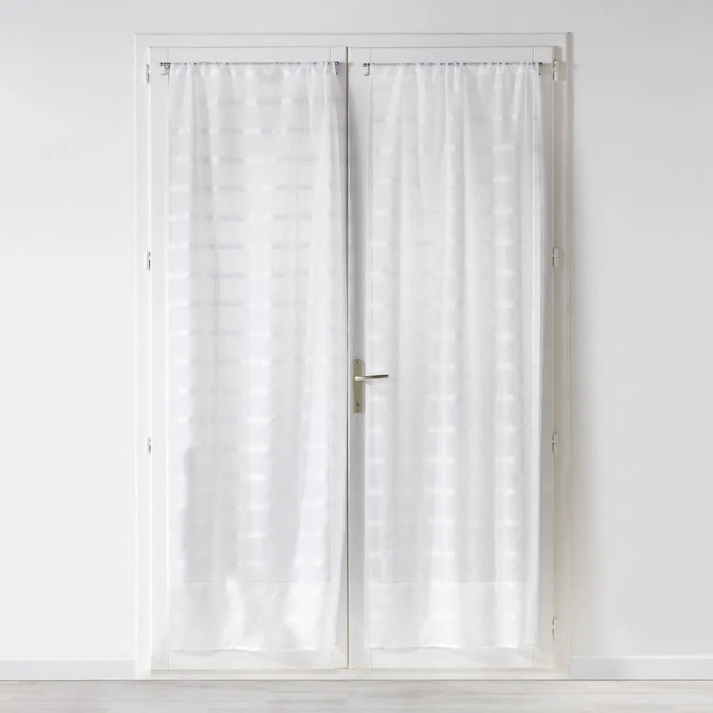 Fehér átlátszó függöny szett 2 db-os 70x200 cm Candide – douceur d'intérieur