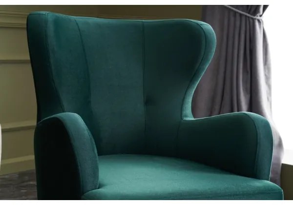 NEKO zöld füles fotel