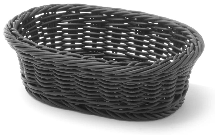 Fekete péksüteményes kosár, 12 x 19 cm - Hendi