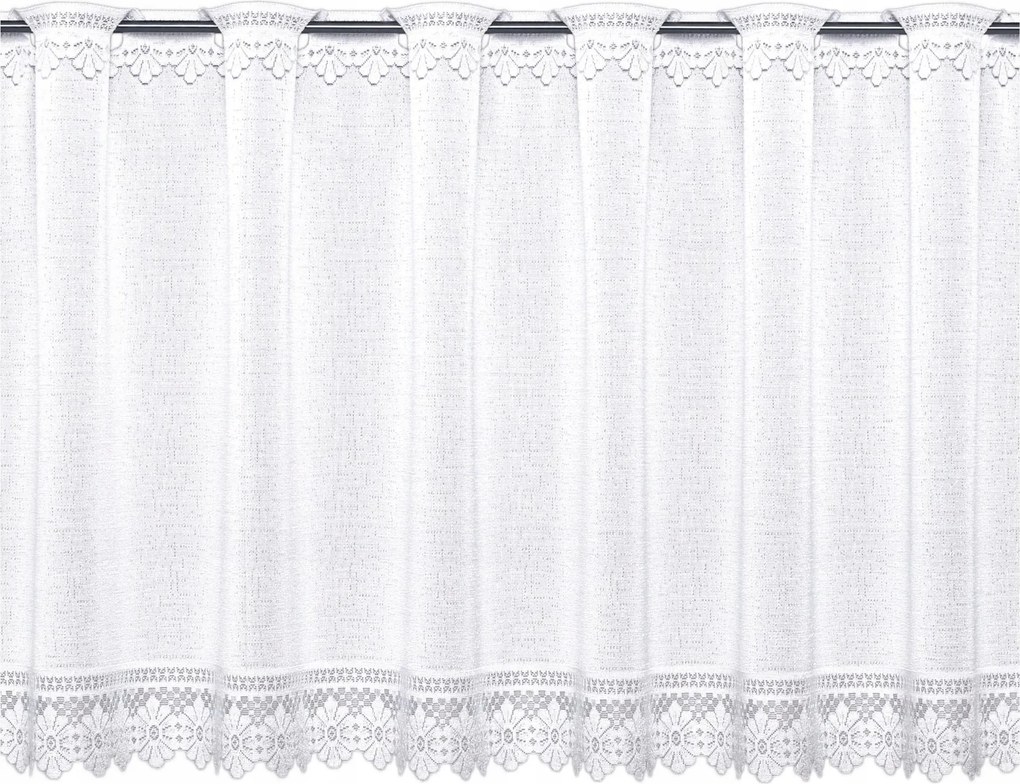 Irigy Hónaljmirigy Kész 100x50cm Vitrázs Függönyök Konyha Irigy Hónaljmirigy Fehér